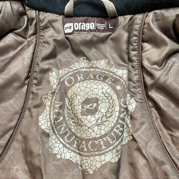 Orage women’s ski snowboard winter jacket coat M / L brown prime technology - Picture 12 of 15